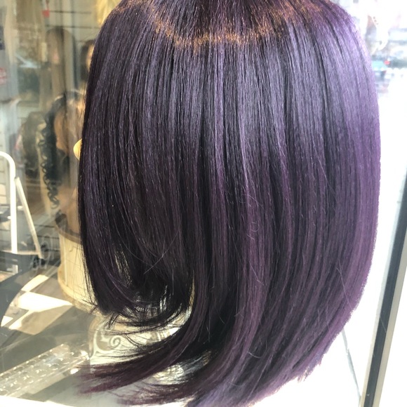 Purple plum bob wig brand new 2019 hairstyle wig - Picture 5 of 8